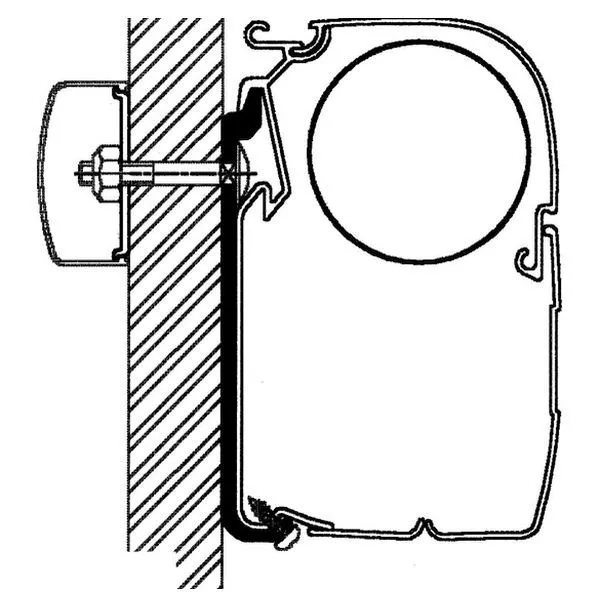 Thule Flat-Adapter, Länge 6 M 1 Thule Flat-Adapter, Länge 6 M