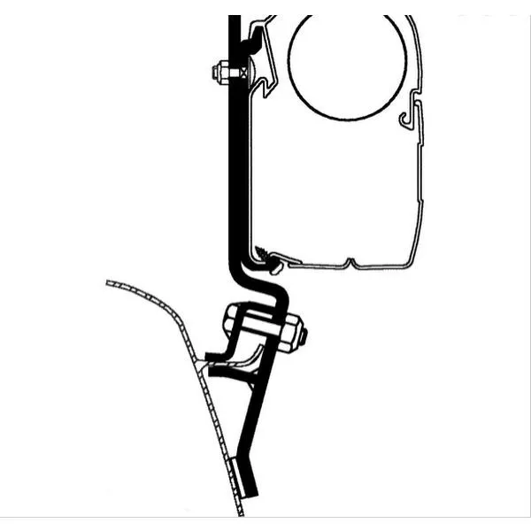 Thule Adapter VW T2 Und T3 1 Thule Adapter VW T2 Und T3