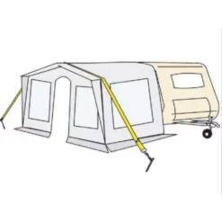 Sturmband Für Markisen Fiamma Tie Down, Black -Dometic Verkaufs-Shop 11579 2 abspannband fiamma tie down black markise 3