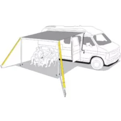 Sturmband Für Markisen Fiamma Tie Down S, Black -Dometic Verkaufs-Shop 11580 3 abspannband fiamma tie down black markise 2