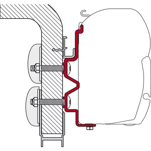 Fiamma Adapter Hymer Camp 300 1 Fiamma Adapter Hymer Camp 300
