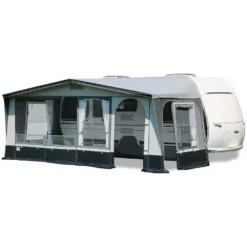 Caravanvorzelt Brand Topas 240 -Dometic Verkaufs-Shop brand topas 240 fronttuer ganz rechts eingezogen seiten eingang geoeffnet 1000 2 21962