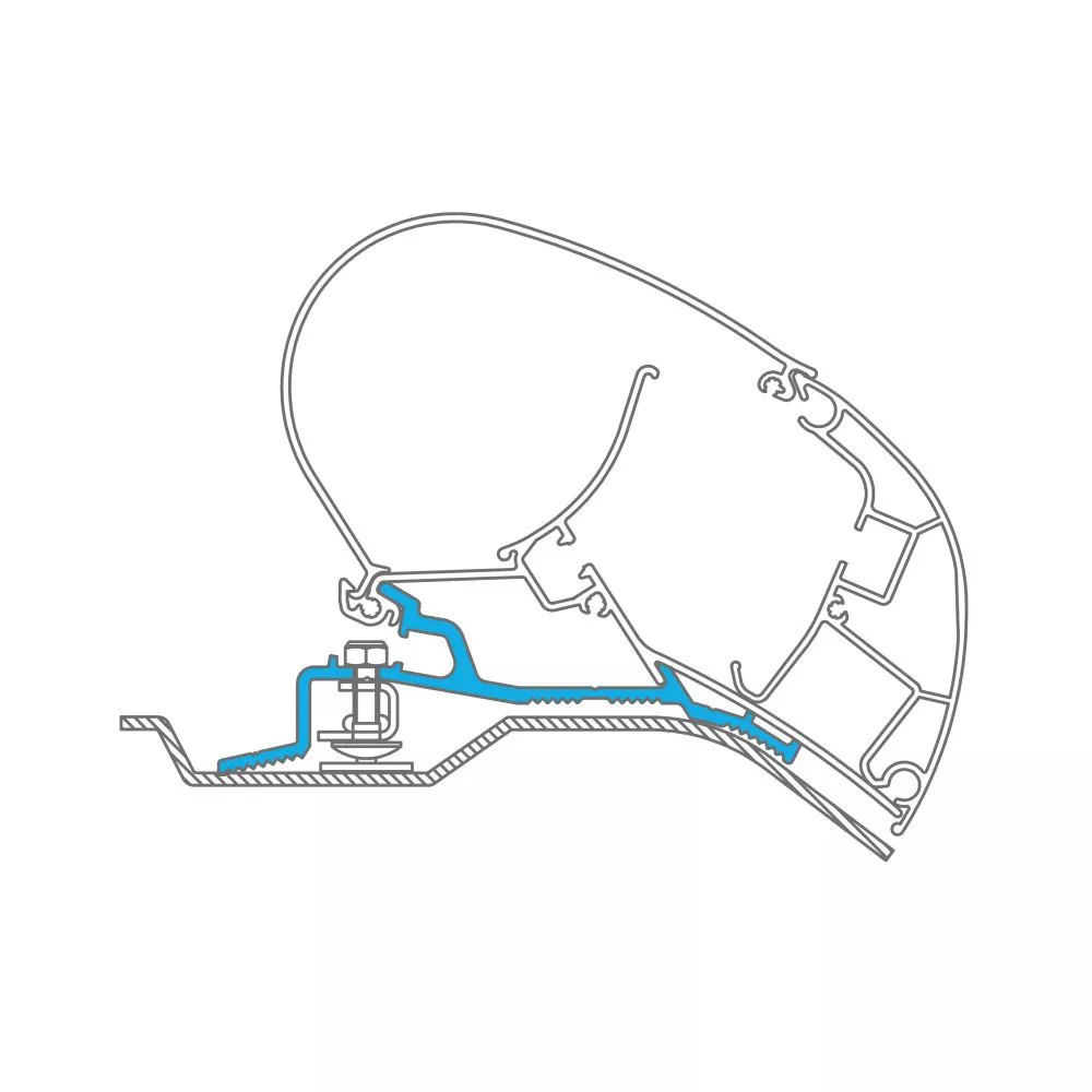 Dometic PR 2000 Markisen-Adapter Fiat Ducato Typ 250/290 1 Dometic PR 2000 Markisen-Adapter Fiat Ducato Typ 250/290