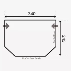 Aufblasbares Vorzelt Dometic Pop Air Pro 340 Für Eriba / Trigano -Dometic Verkaufs-Shop dometic aufblasbares vorzelt pop air pro 340 wohnwagenvorzelt grundflaeche masse 1000 3 23273