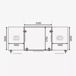Aufblasbares Vorzelt Dometic Club Air All-Season 330 S -Dometic Verkaufs-Shop dometic club air all season 330s grundflaeche masse luftvorzelt 1000 7 21794