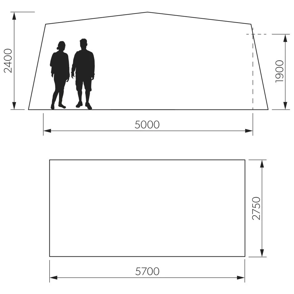 Wohnwagen-Vorzelt Dometic Residence AIR All-Season | Grösse 13 | 950 - 975 2 Wohnwagen-Vorzelt Dometic Residence AIR All-Season | Grösse 13 | 950 - 975 – Bild 2