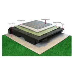 Zeltteppich Isabella Carpet Flint G19 | 350 X 650 Cm -Dometic Verkaufs-Shop isabella zusammensetzung aufbauanleitung vorzeltteppich teppich carpet 1000 4 24840