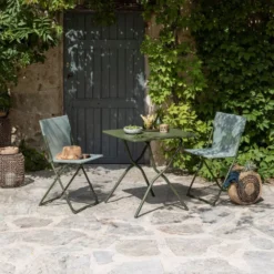 Campingtisch Lafuma Balcony II, Moss -Dometic Verkaufs-Shop lafuma balcony 2 colorblock quadratischer tisch moss klapptisch campingtisch balkontisch 1000 8 24937