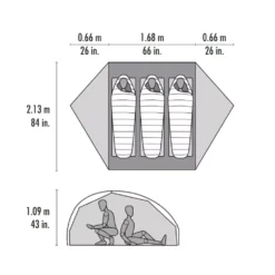 Neu eingetroffen -Dometic Verkaufs-Shop msr freelite 3 trekkingzelt outdoorzelt fuer trekkingtouren 3 personenzelt dreimannzelt 1000 1 23342
