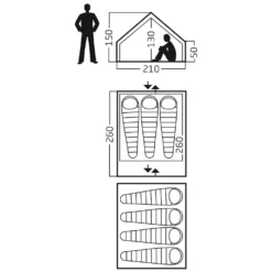 Neu eingetroffen -Dometic Verkaufs-Shop nordisk ydun sky 5 5 groesse massangaben familienzelt 4 personen zelt 1000 1 25043