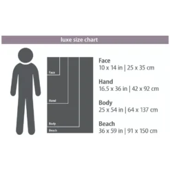 Händehandtuch PackTowl Luxe Handtuch | Hand 42x92cm | Sage -Dometic Verkaufs-Shop packtowl luxe handtuch groessenuebersicht face hand body beach 1000 2 24960