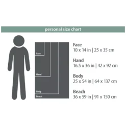 Händehandtuch PackTowl Personal Handtuch | Hand 42x92cm | Sage -Dometic Verkaufs-Shop packtowl personal handtuch groessenuebersicht face hand body beach 1000 2 24957