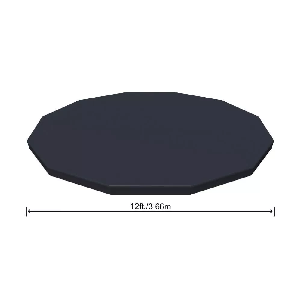 Poolabdeckung Bestway PVC-Abdeckplane 370 X 370 Cm 2 Poolabdeckung Bestway PVC-Abdeckplane 370 X 370 Cm – Bild 2