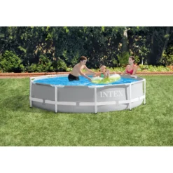 Frame-Pool Intex Prism Frame Pool-Set 305 X 76 Cm -Dometic Verkaufs-Shop swimmingpool intex prismframe pool 305 x 76 cm framepool familienpool 1000 5 21243
