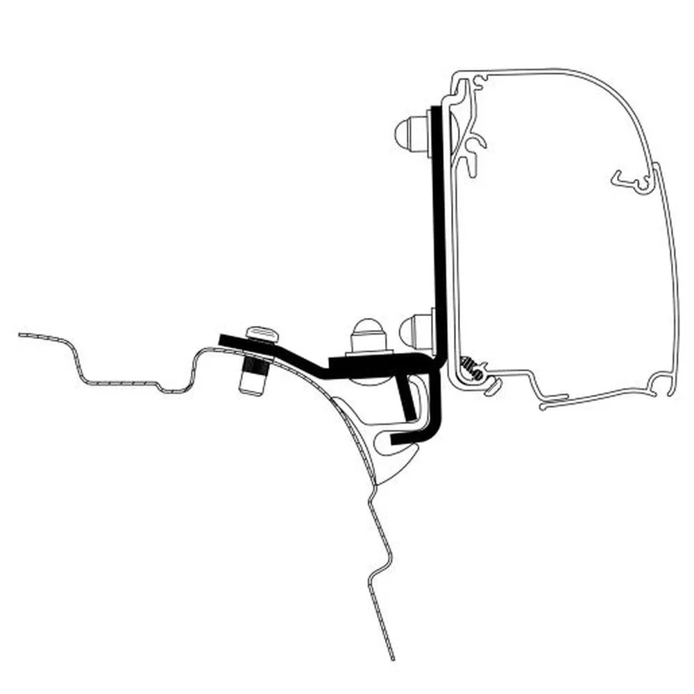 Thule 4200 Adapter T5/ T6 Mit Brandrup Top-Rail 1 Thule 4200 Adapter T5/ T6 Mit Brandrup Top-Rail